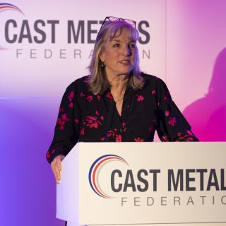 Chief Executive of the Cast Metals Federation, to discuss transition to net zero at the 7th Postgraduate Research Symposium on Ferrous Metallurgy 